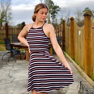 Cute and comfy striped dress